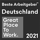 Das Siegel des Great Place to Work Instituts für die besten Arbeitgeber Deutschlands 2021 ging wiederholt an die BROCKHAUS AG